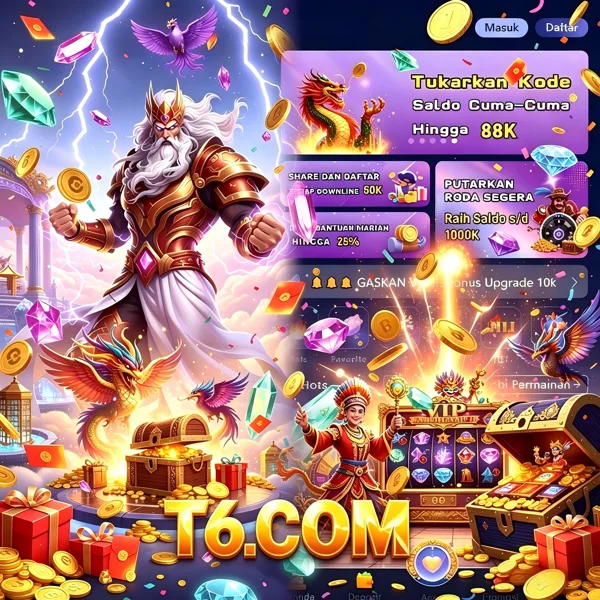 T6 Bonus Member Baru 100%